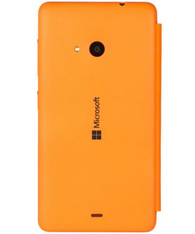 Microsoft Lumia 535 Flip Shell CC-3092 - Oranje afbeelding 2