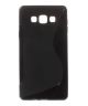 Samsung Galaxy A7 S-Cruve TPU Back Cover Hoesje Zwart