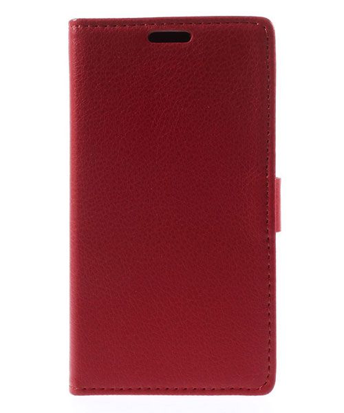 Samsung Galaxy Grand Prime Wallet Flip Case Hoesje Rood afbeelding 3