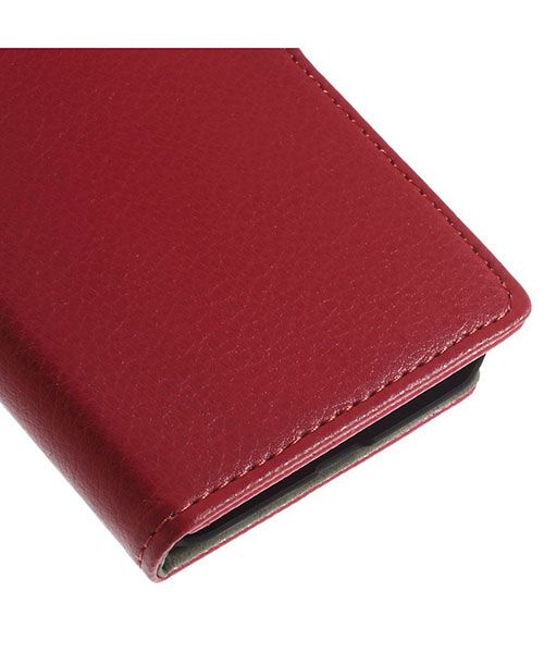 Samsung Galaxy Grand Prime Wallet Flip Case Hoesje Rood afbeelding 8