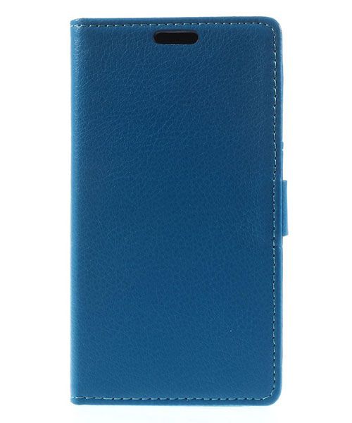 Samsung Galaxy Grand Prime Wallet Flip Case Hoesje Blauw afbeelding 3