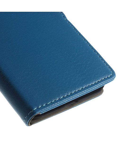 Samsung Galaxy Grand Prime Wallet Flip Case Hoesje Blauw afbeelding 7