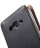 Samsung Galaxy Grand Prime Verticale Flip Case Zwart