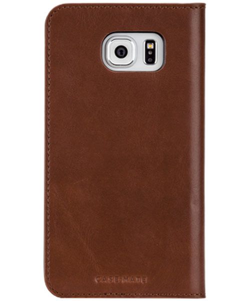Case-Mate Premium Wallet Folio Case Samsung Galaxy S6 Bruin afbeelding 2