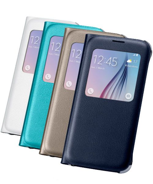 Samsung Galaxy S6 S-View Cover Goud afbeelding 5