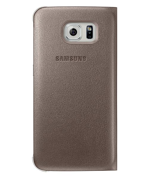 Samsung Galaxy S6 S-View Cover Goud afbeelding 3