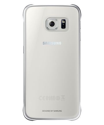 Samsung Galaxy S6 Clear Cover Zilver Hoesjes