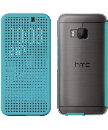 HTC One M9 Dot View Case II HC M232 Blauw Hoesjes