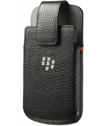 BlackBerry Classic Lederen Pouch Zwart ACC-60088-001 Hoesjes