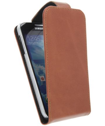 Valenta Flip Case Classic Luxe Brown Galaxy S4 Hoesjes