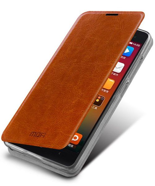 MOFI Rui Series Leather Flip Case Xiaomi 4 MI4  Bruin afbeelding 1
