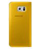Samsung Galaxy S6 S View Flip Case Geel