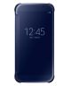 Samsung Galaxy S6 Clear View Flip Case Zwart