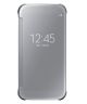 Samsung Galaxy S6 Clear View Flip Case Zilver