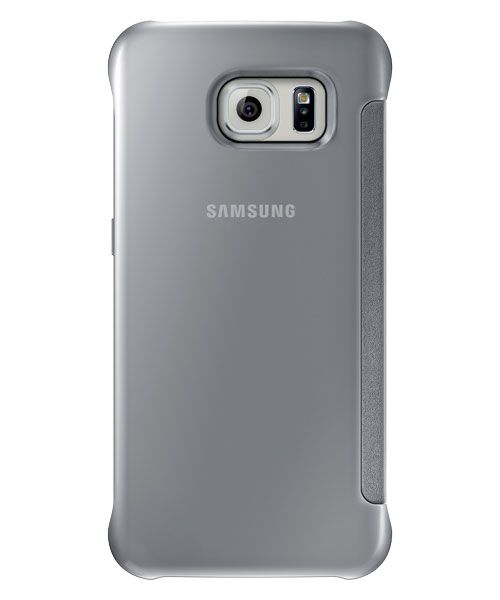 Samsung Galaxy S6 Clear View Flip Case Zilver afbeelding 5