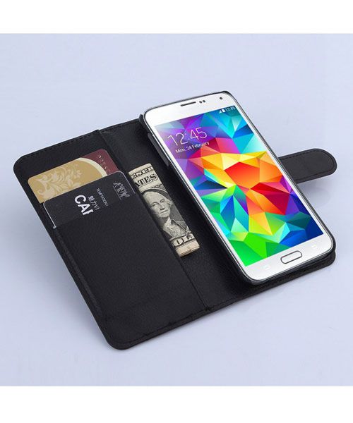Samsung Galaxy S6 Wallet Case Zwart |