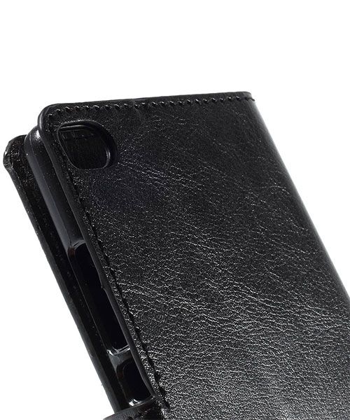 Huawei Ascend P8 Wallet Flip Case Stand Zwart afbeelding 8