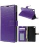 Huawei Ascend P8 Wallet Flip Case Stand Paars