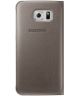 Originele Samsung Galaxy S6 Edge Flip Case Goud