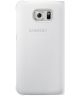 Originele Samsung Galaxy S6 Edge Flip Case Wit