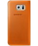 Originele Samsung Galaxy S6 Edge Flip Case Oranje