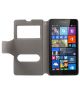 Microsoft Lumia 535 Dual Window View Flip Case Rood