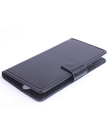 Acer Liquid Jade Lederen Wallet Flip Case Zwart Hoesjes