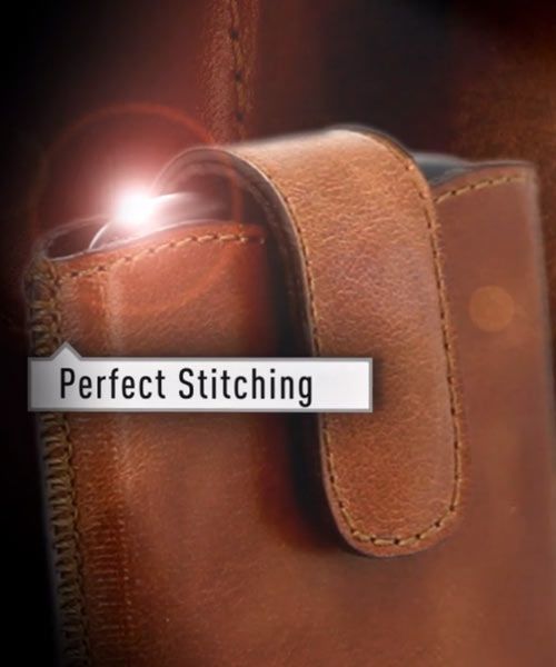 Valenta Lucca Pouch XL Insteekhoesje Leer Zwart afbeelding 11