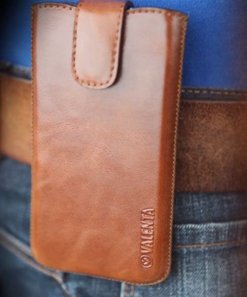 Valenta Lucca Pouch XXL Insteekhoesje Leer Zwart afbeelding 14