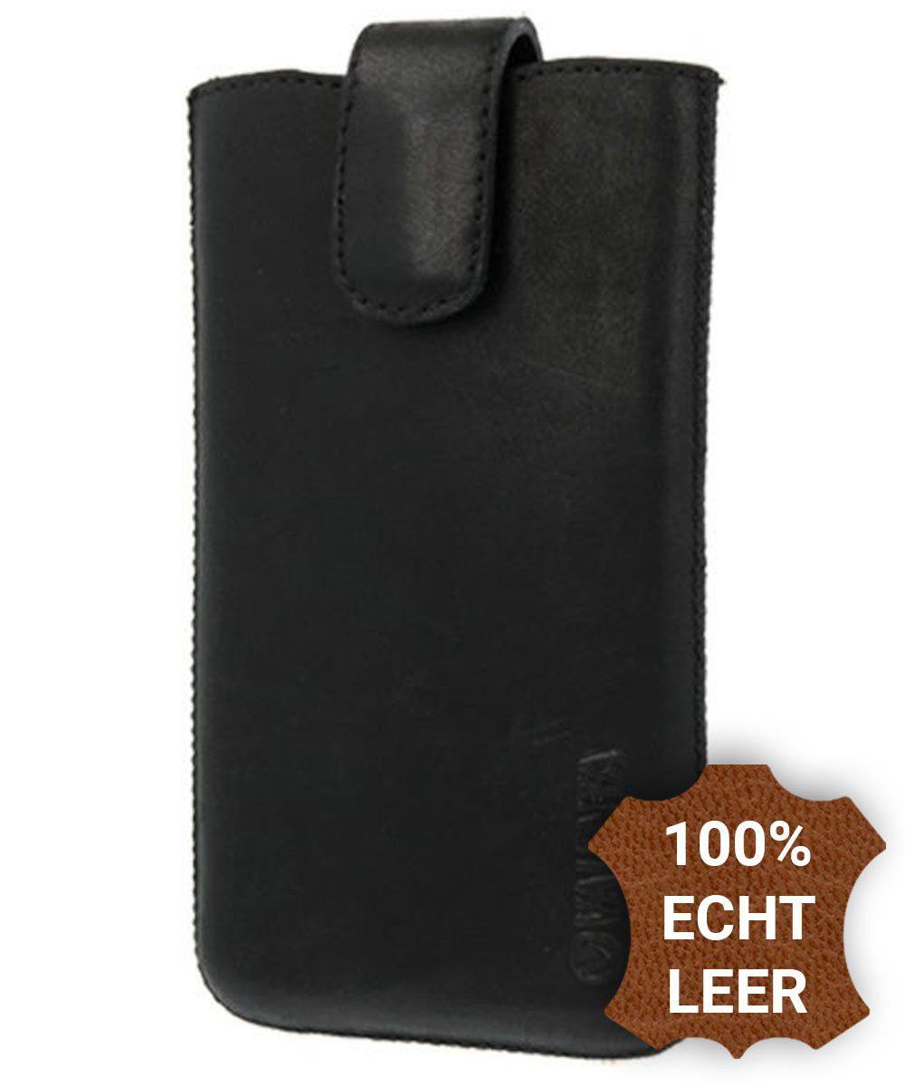 Valenta Lucca Pouch XXL Insteekhoesje Leer Zwart afbeelding 1