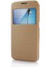 Samsung Galaxy S6 Window View Bookcase Flip Hoesje Goud