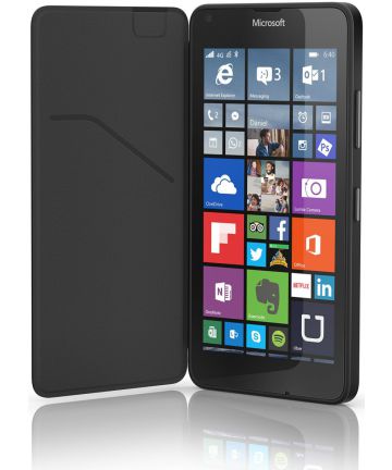 Microsoft Lumia 640 Flip Shell CC-3089 Zwart Hoesjes