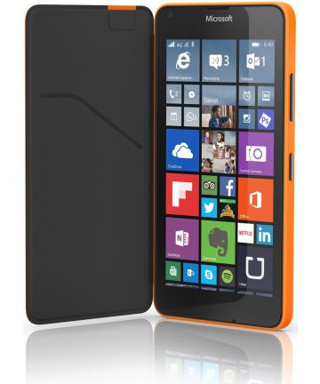 Microsoft Lumia 640 Flip Shell CC-3089 Oranje Hoesjes