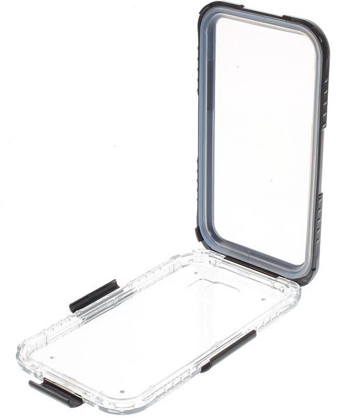 Samsung Galaxy S6 Edge Waterproof Plastic Silicone Case Zwart afbeelding 6