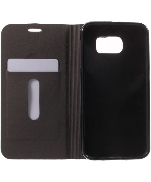 Samsung Galaxy S6 Wallet Shell Donker Blauw afbeelding 4