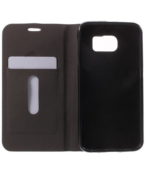 Samsung Galaxy S6 Wallet Shell Gray afbeelding 4
