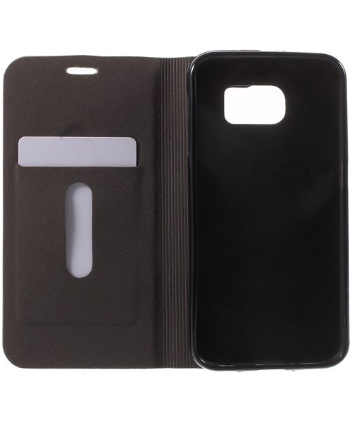 Samsung Galaxy S6 Wallet Shell Coffee afbeelding 4