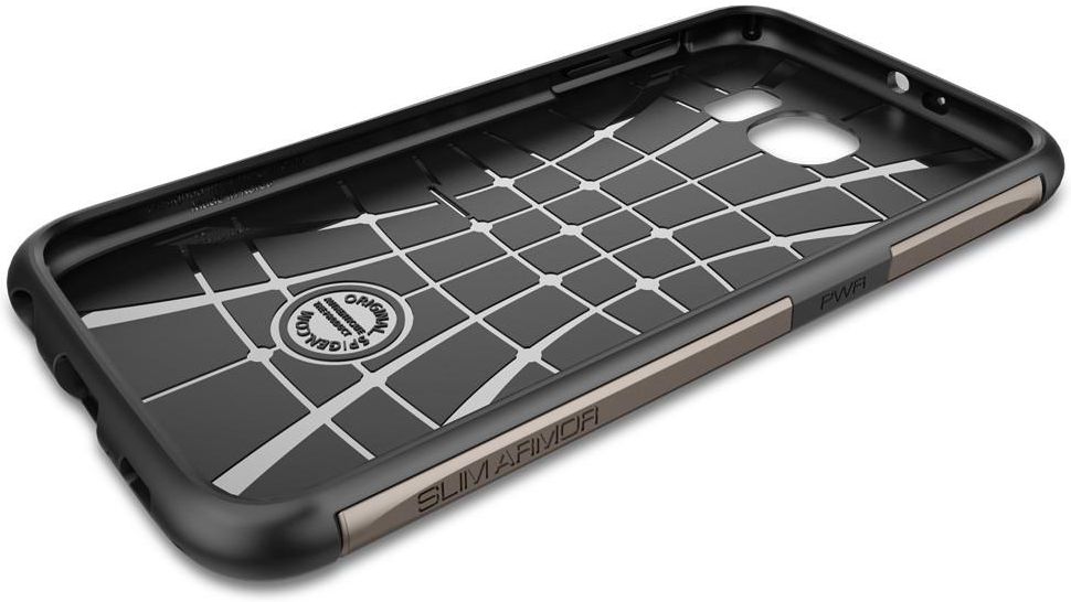 Spigen Slim Armor Case Samsung Galaxy S6 Gunmetal afbeelding 5