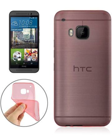 HTC One M9 Slim TPU Case Rood Hoesjes
