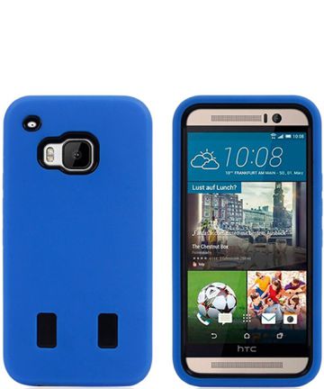 HTC One M9 Hybrid Case Blauw Hoesjes