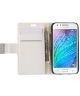 Samsung Galaxy J1 Crazy Horse Wallet Case Wit