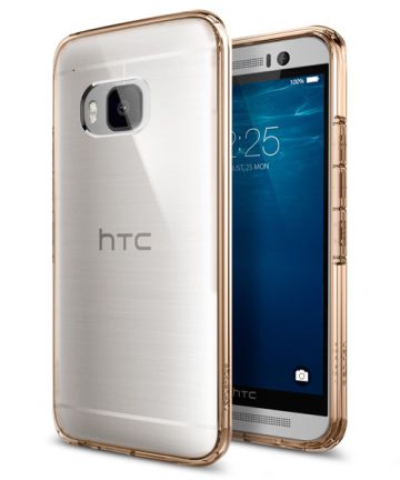 Spigen Ultra Hybrid Case HTC One M9 Champagne Crystal Hoesjes