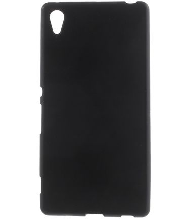 Sony Xperia Z3+ Matte TPU Case Zwart Hoesjes