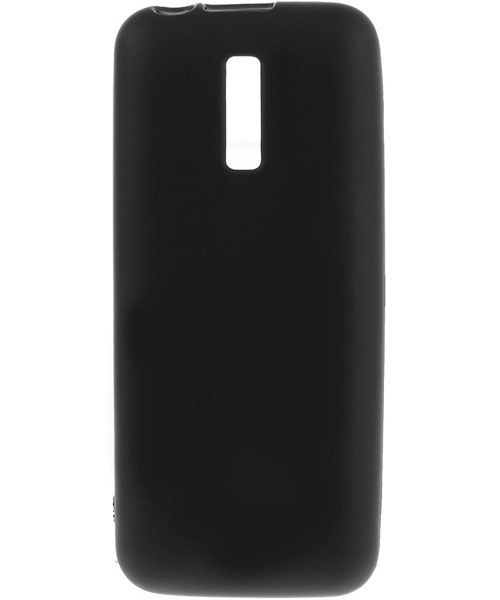 Nokia 130 Matte TPU Gel Case Zwart afbeelding 1