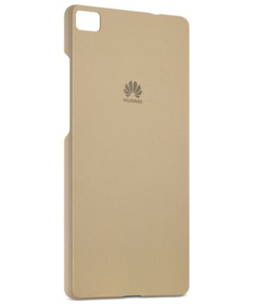Origineel Huawei P8 Hoesje Backcover Bruin Hoesjes