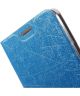 Acer Liquid E600 Lines Textured Leather Case Blauw