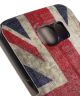 Samsung Galaxy S6 Edge UK Flag Leather Wallet Hoesje