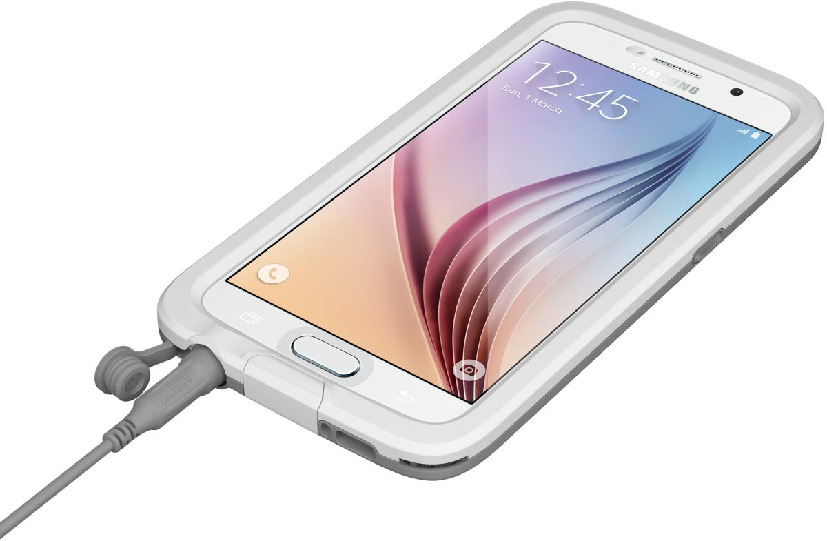 Lifeproof Fre Samsung Galaxy S6 Waterdicht Hoesje Wit afbeelding 6