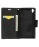 Mercury Fancy Diary Wallet Case Sony Xperia Z3 Zwart