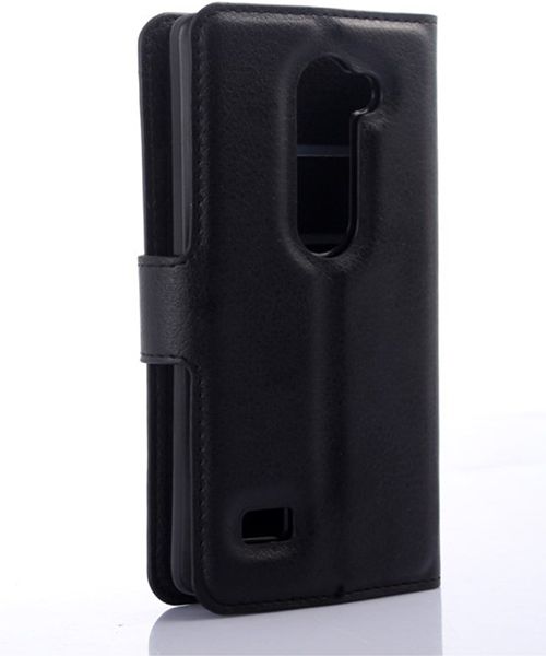 LG Leon Litchi Stand Case Zwart afbeelding 4